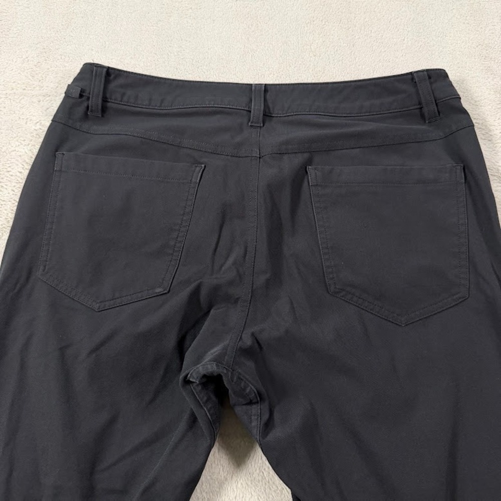 Lululemon Mens 32x32 Black 5-Pocket Pants Slim Fit Stretch Casual Trousers EUC - Picture 3 of 10
